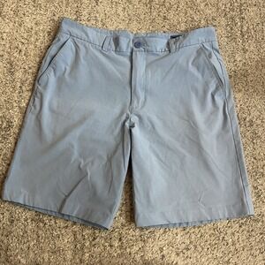 Vineyard Vines Breaker Shorts Mens 34 Blue Logo Lined Mid Rise Performance Golf